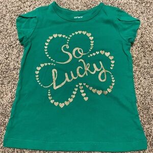Carter's Teal 'So Lucky' Kids T-Shirt